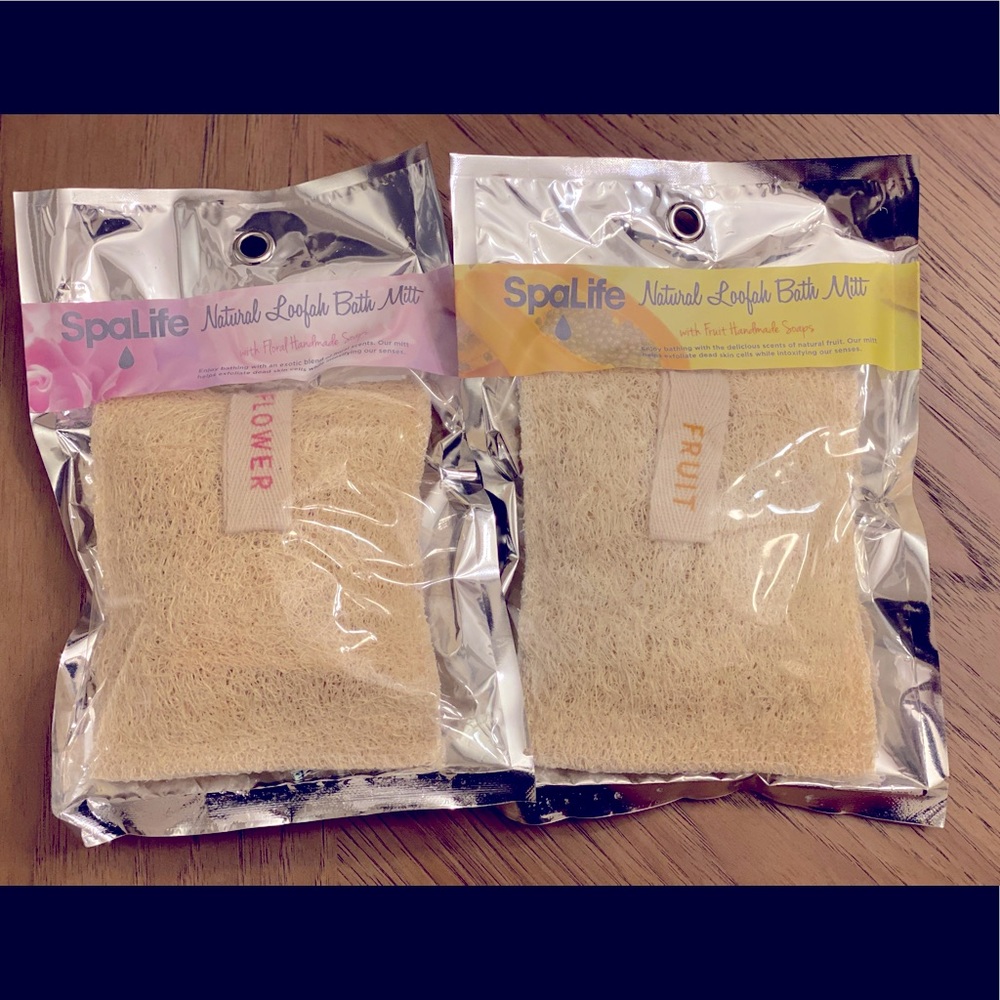 Soap infused luffa